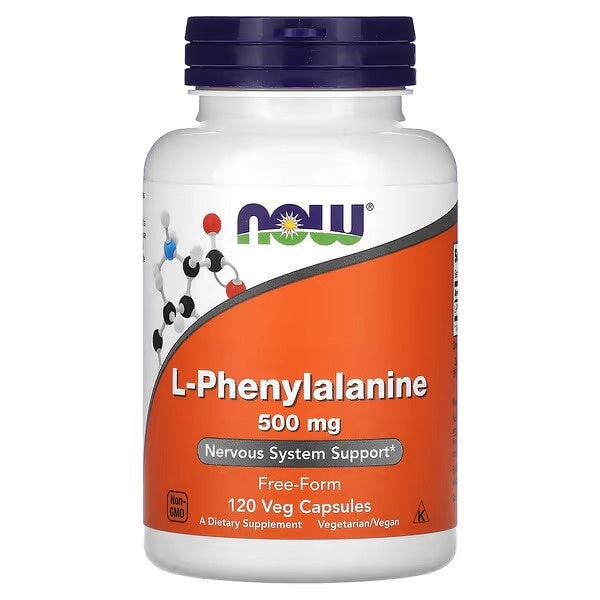 L-Phenylalanine 500mg by NOW Foods | Amino Acid Supplement