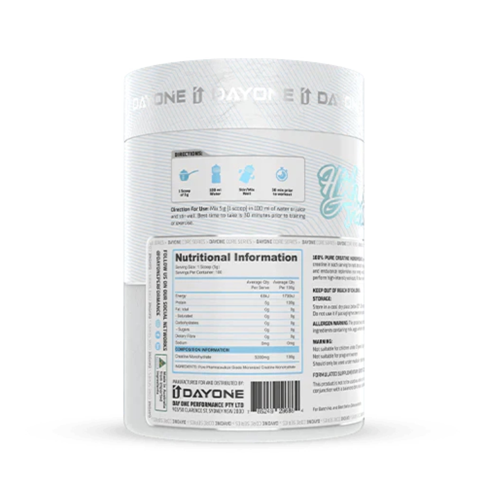 DAY ONE Creatine Monohydrate | Muscle Builder | Increase Strength |…