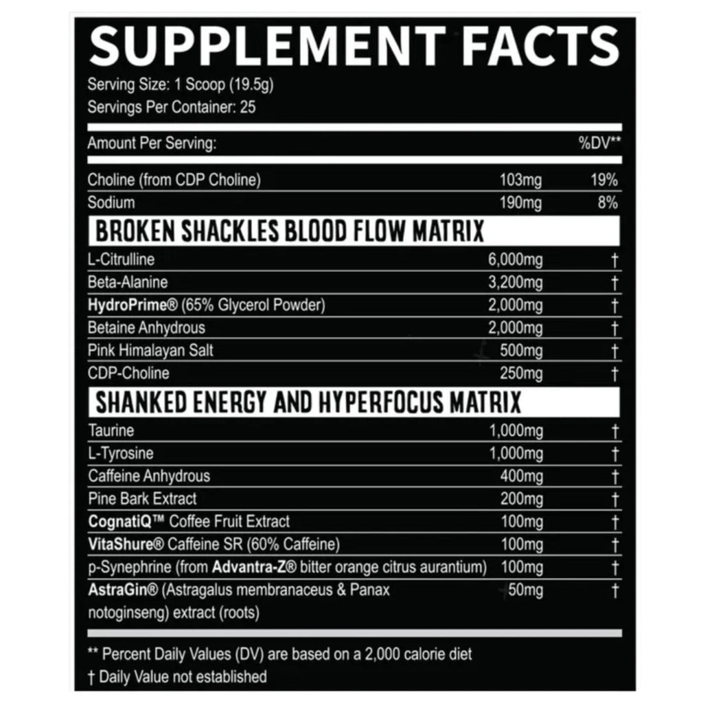 Condemned Labz – Fresh Out High Stim Pre-workout by Condemned labz…