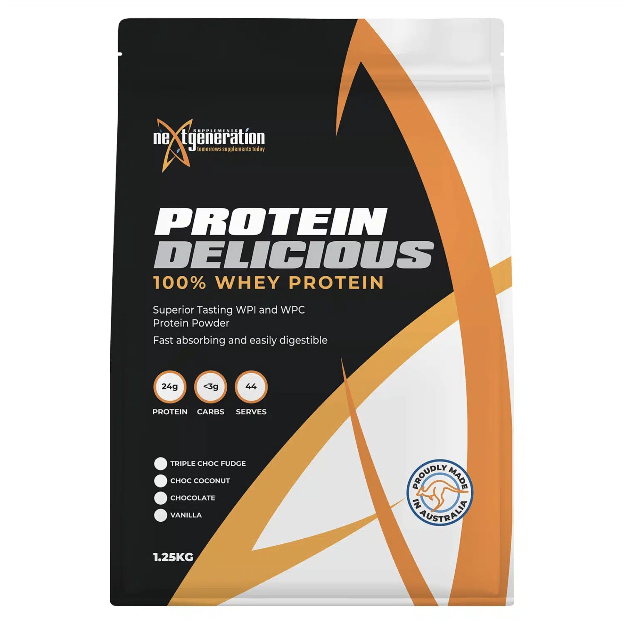 Next Generation Protein Delicious 2 Kg PROTEIN SUPPS247 2KG Vanilla 