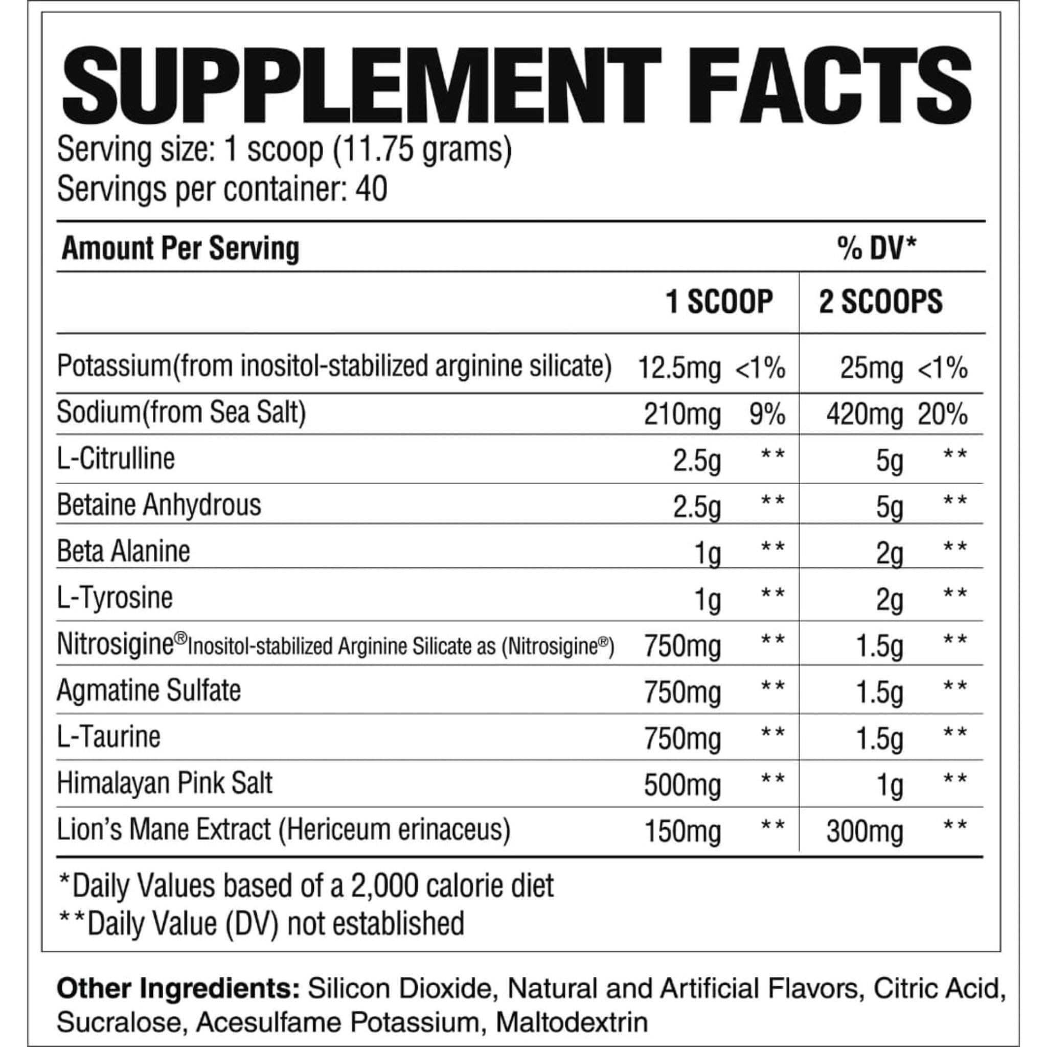 RAW Nutrition Pump Non-Stim Pre-Workout PRE WORKOUT Get Raw Nutrition 