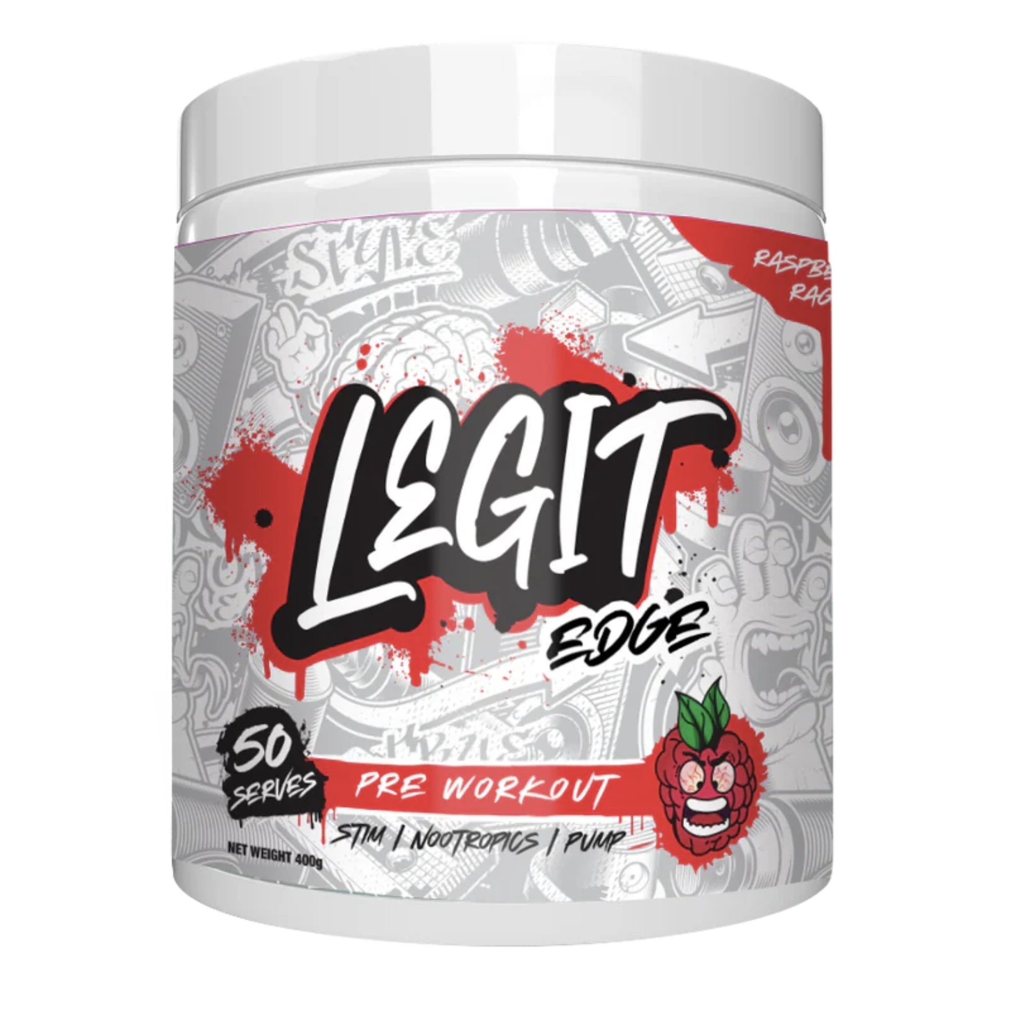 Legit Edge Pre-Workout Pre-Workout Legit Raspberry Rage 