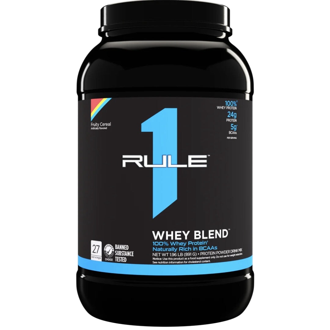 Rule 1 Whey Blend Fruity Cereal 2 lbs Buy 1 Get 1 FREE PROTEIN unknown 2 lbs | 27 Servings 