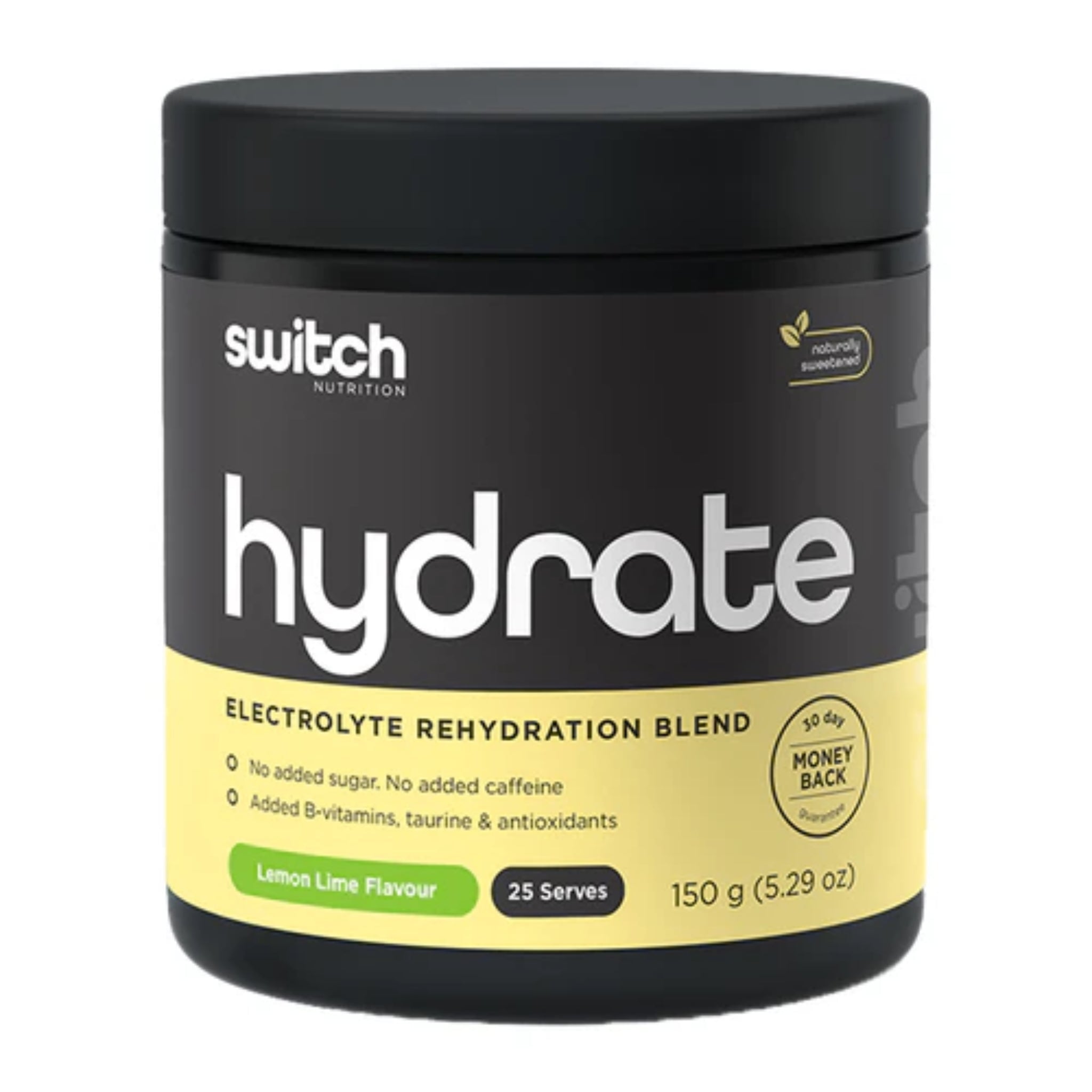 Hydrate Electrolyte by Switch Nutrition electrolytes SWITCH NUTRITION Lemon Lime 25 Serves 