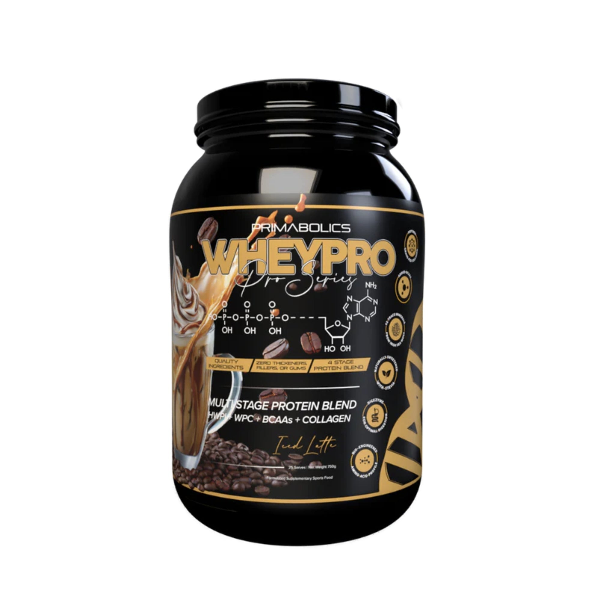 Whey Pro PRO SERIES by Primabolics PROTEIN Primabolics Iced Latte 750g 