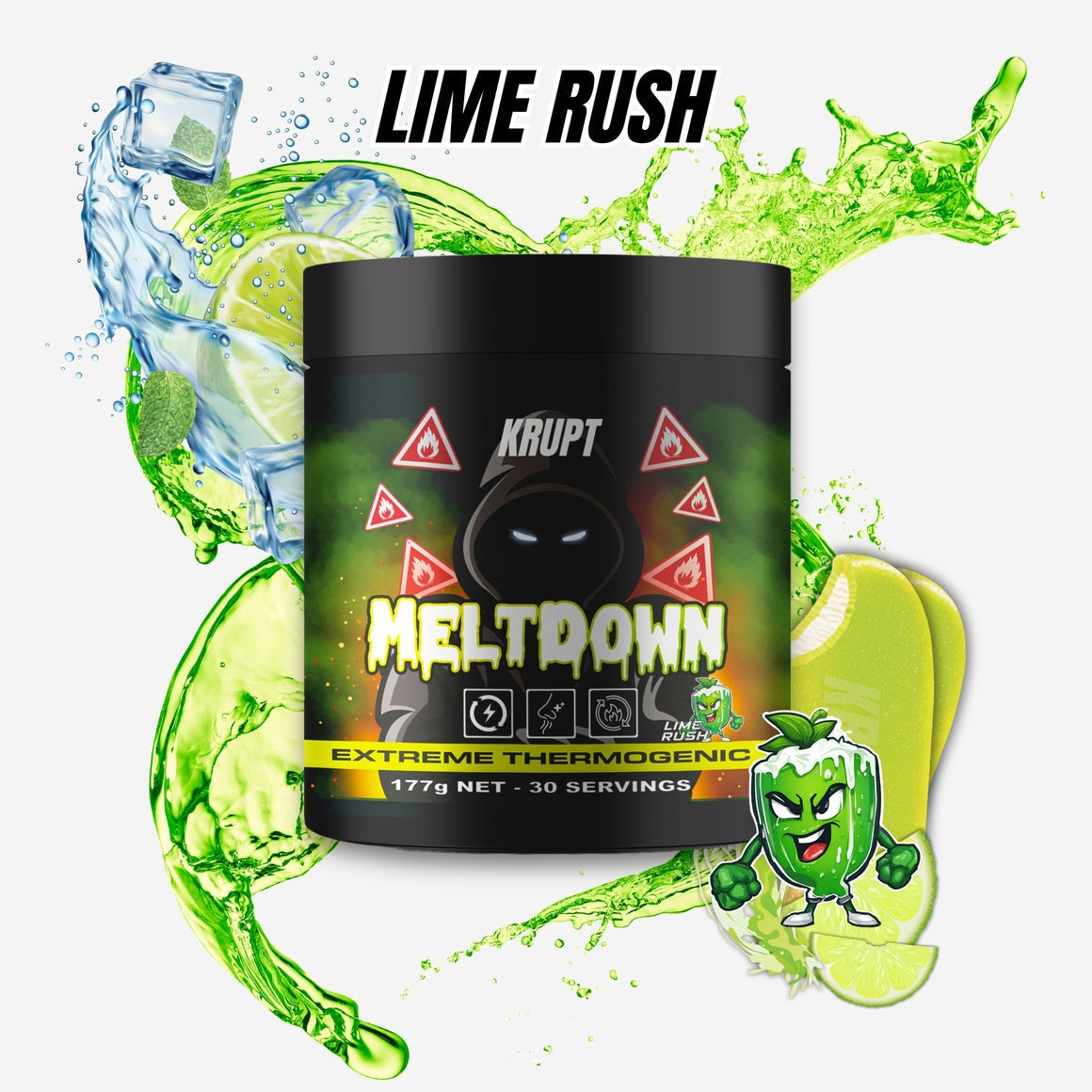 Krupt – Meltdown Extreme Thermogenic by KRUPT LIME RUSH | Pre-Worko…