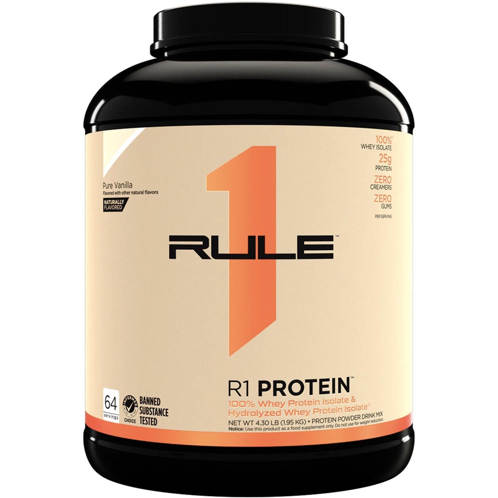 RULE 1 PROTEIN WPI R1 PROTEIN 5LBS Protein isolate RULE1 Natural Vanilla Creme 
