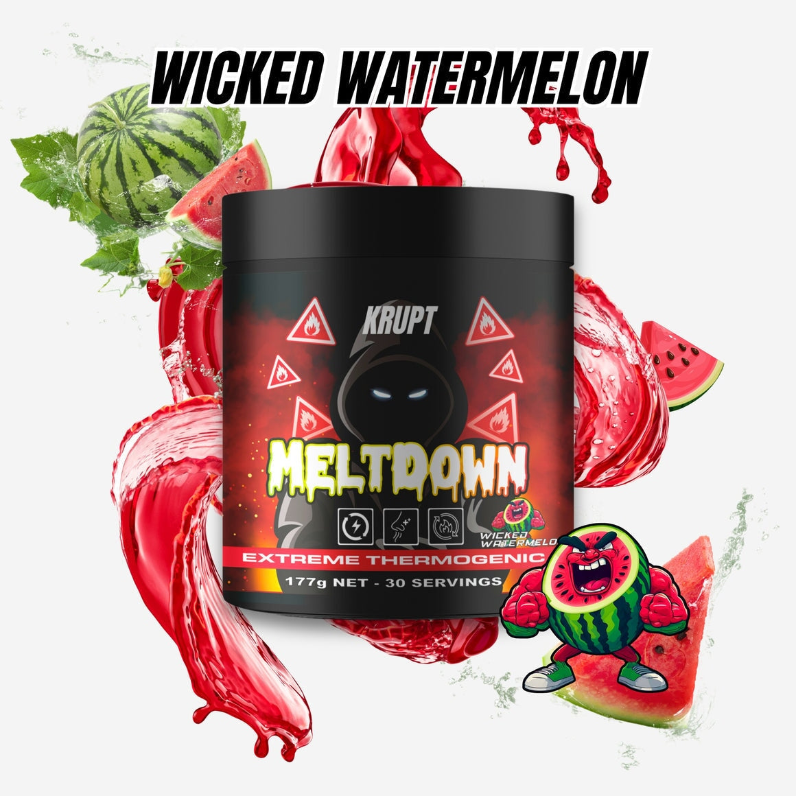 Krupt – Meltdown Extreme Thermogenic by KRUPT LIME RUSH | Pre-Worko…