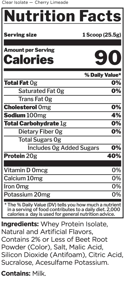 Clear Whey Isolate By Rule 1.
