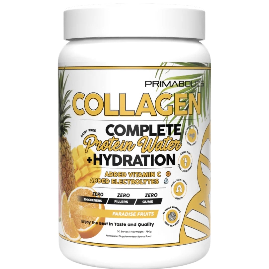 Collagen Complete Protein Water and Hydration by Primabolics collagen protein Primabolics Paradise Fruits 30 Serves 