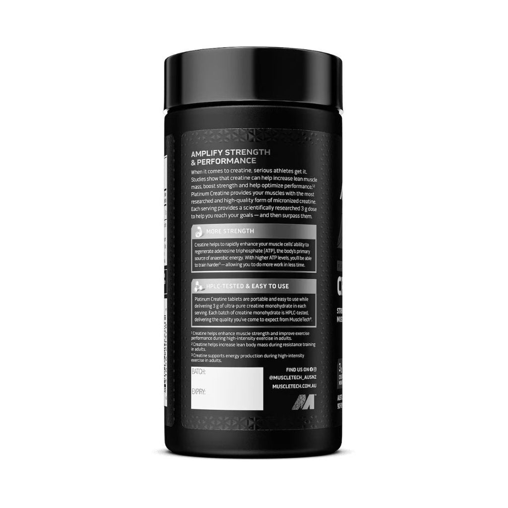Platinum Creatine Tablets 30 serves By Muscletech unknown 