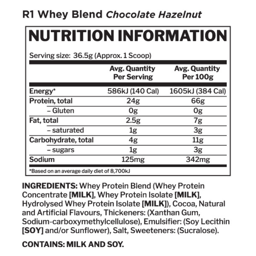 R1 Whey  Blend Protein by Rule 1 Proteins 5 lbs
