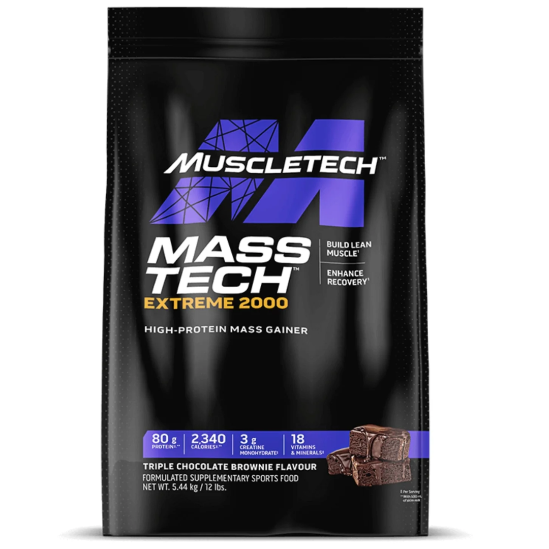 buy protein online – MASS TECH by MuscleTech | Ultimate Mass Gainer for Muscle & Weight Gain triple chocolate brownie | Protein Supplements