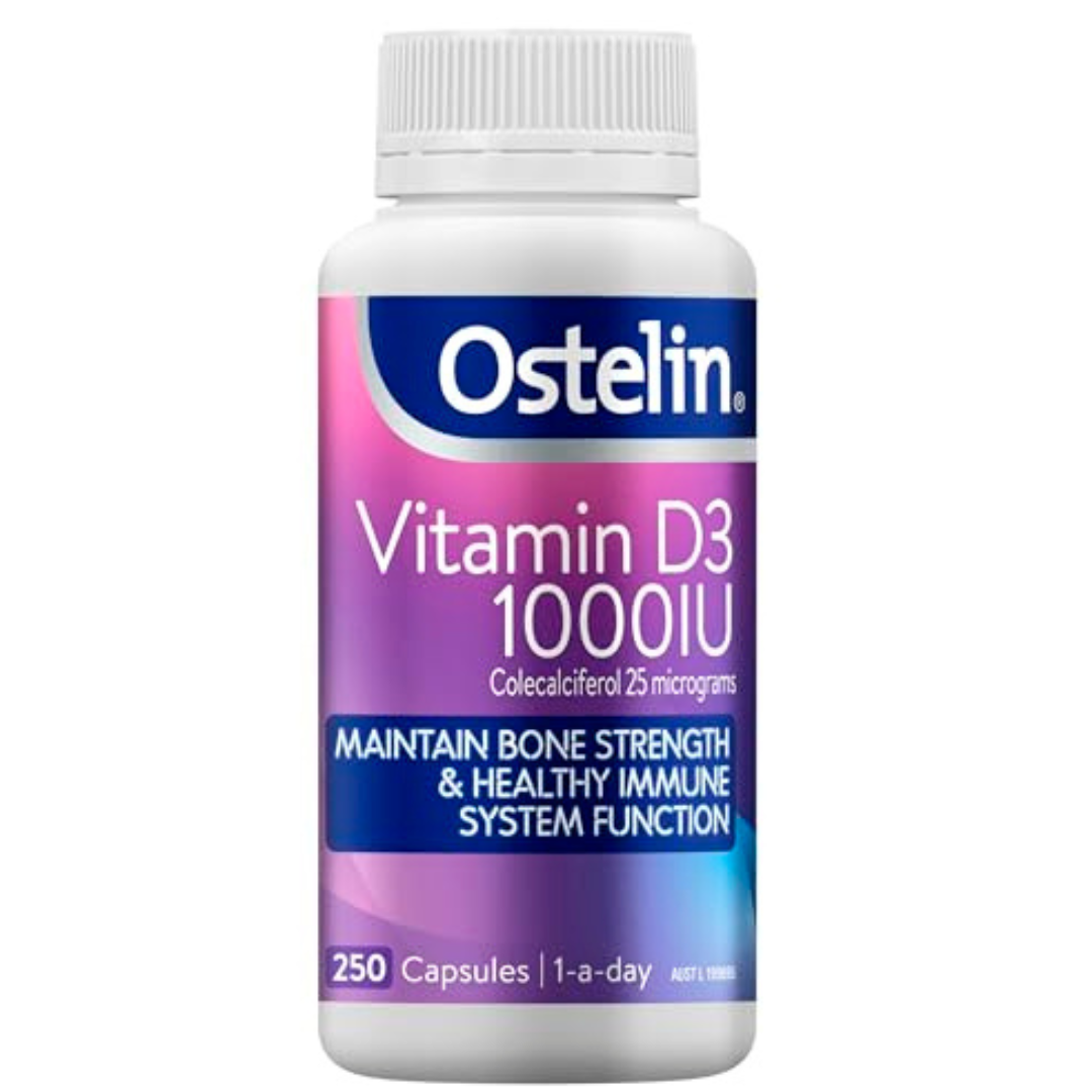 Ostelin Vitamin D3 1000IU – Supports Bone Strength & Health