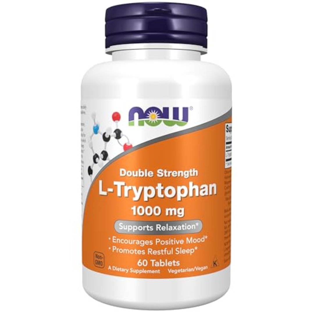 L Tryptophan 1000MG 60 caps by Now