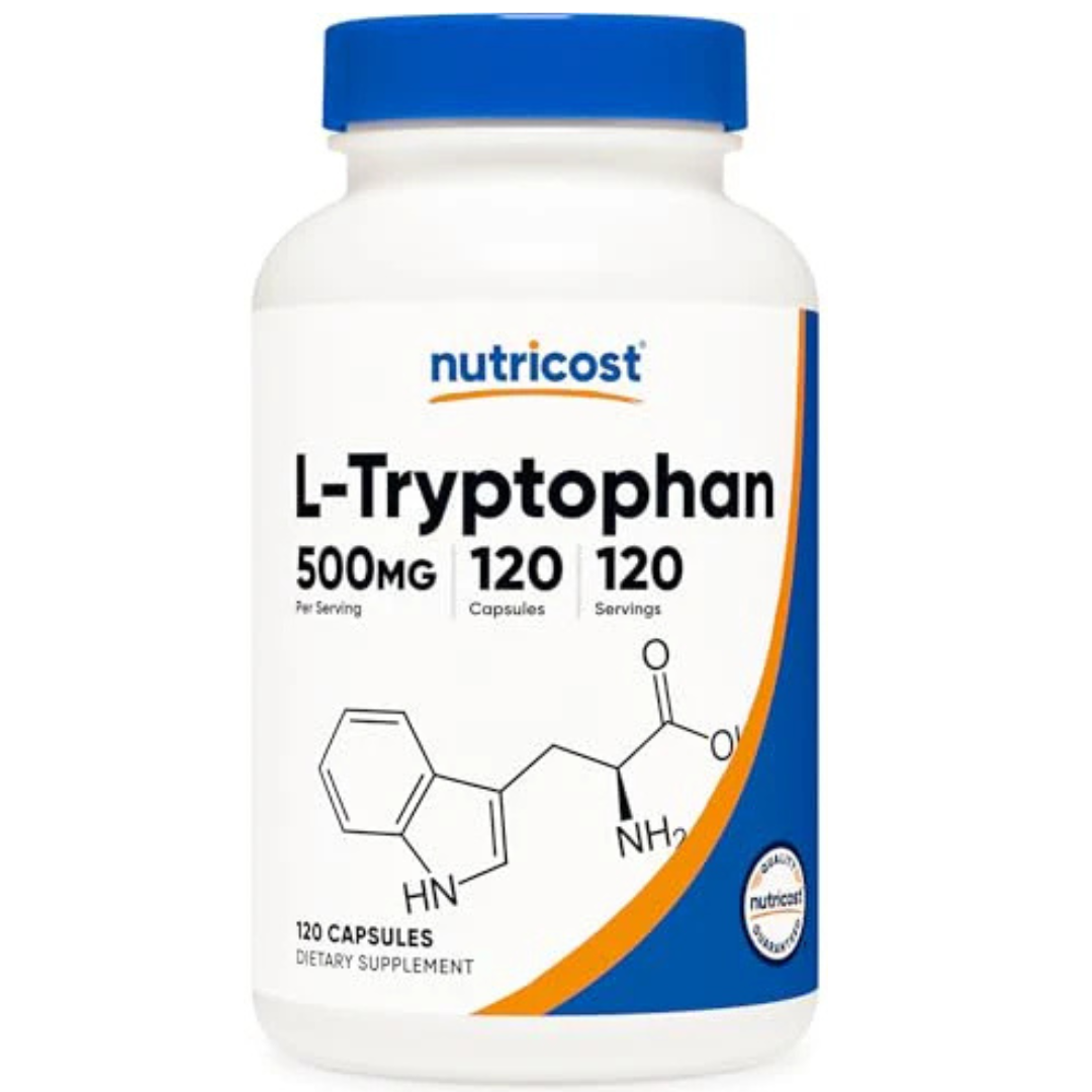 L-Tryptophan by Nutracost 500 mg 120 Caps