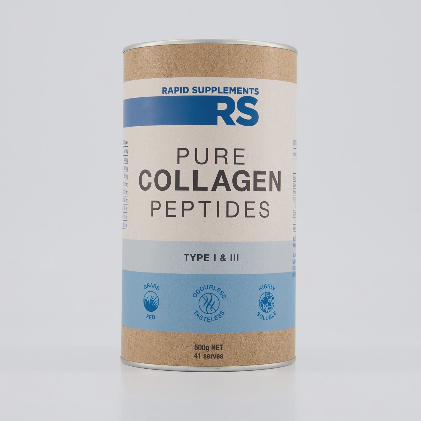 Rapid Pure Collagen Peptides General RAPID SUPPLEMENTS 250g 