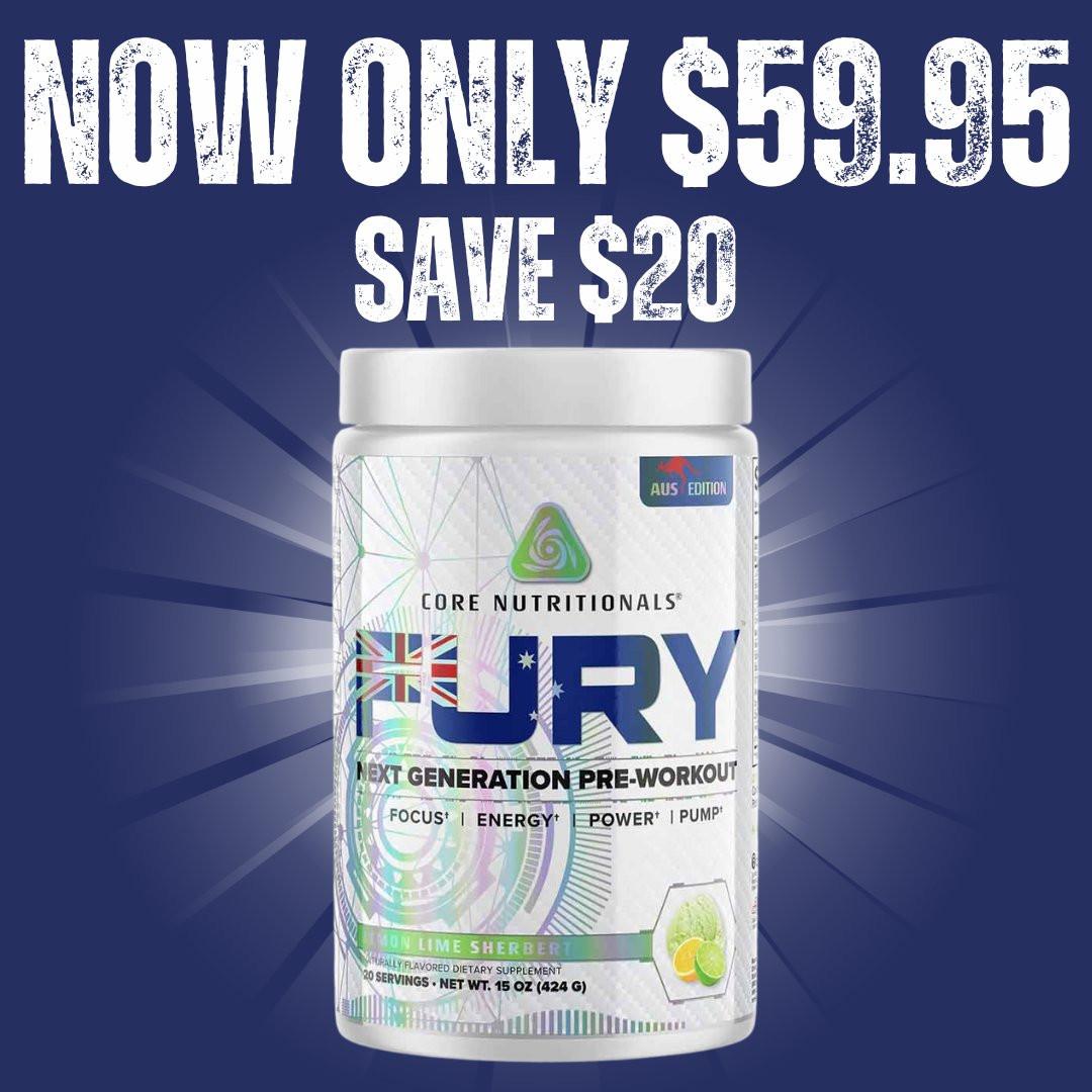 Fury Next Generation Pre-Workout by Core Nutritionals Pre-Workout unknown 
