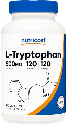 Nutricost L Tryptophan 500MG 120 – Mood Balance & Sleep Support – BuyProteinOnline